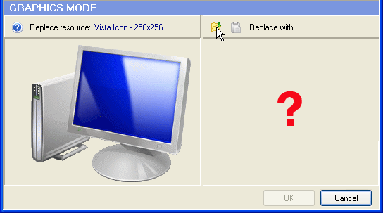 View and replace Vista icons